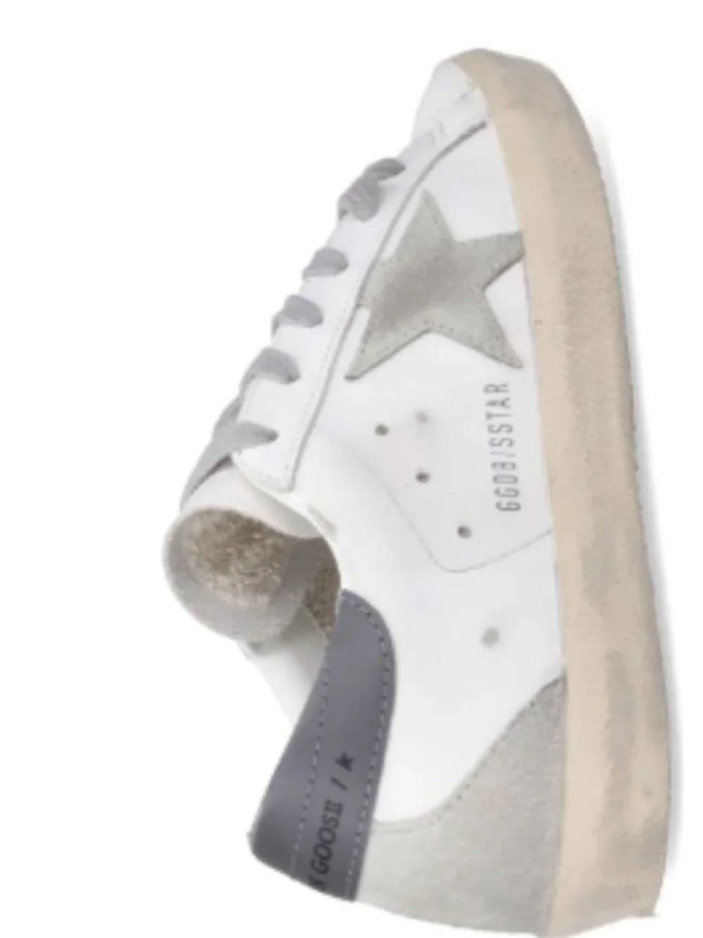 NWT Golden Goose Super-Star Sneakers White Silver Gray | Size 38 | NWT - Picture 5 of 5